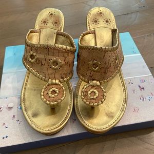 Gently used Jack Rogers wedges sz7